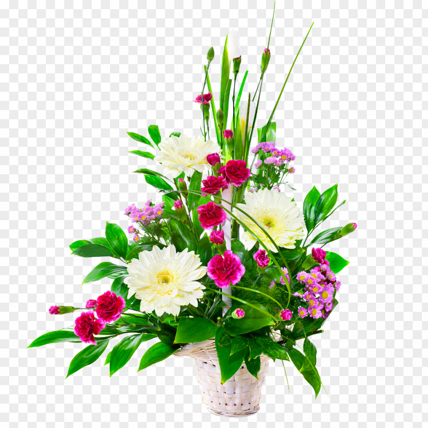 Flower Basket Bouquet Stock Photography Floristry Wedding PNG