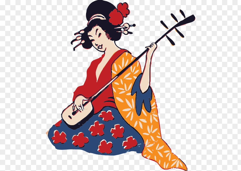 Geisha Picture Japanese Clip Art PNG