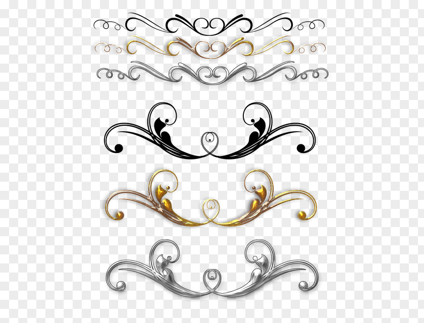 Metal Body Jewelry Background PNG