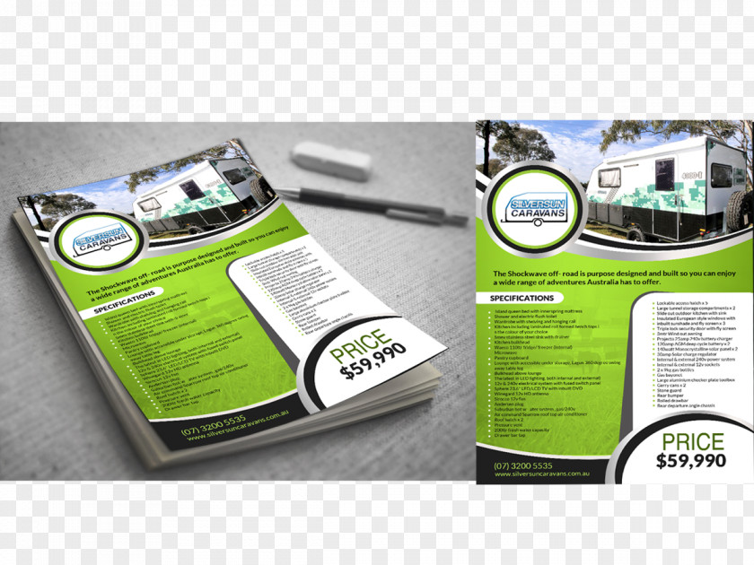 Modern Flyer Design Brand Advertising PNG