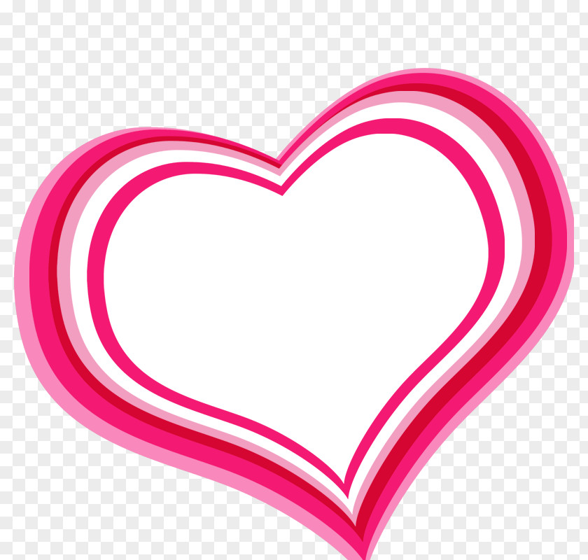 Pink Heart-shaped Border PNG heart-shaped border clipart PNG