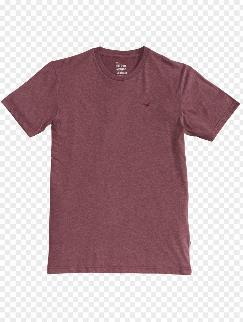 Pure Cotton T-shirt Sleeve Maroon Neck PNG