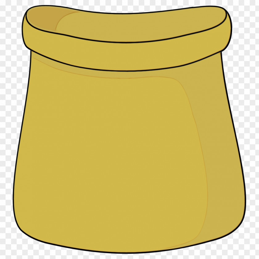 Stool Table Yellow Background PNG