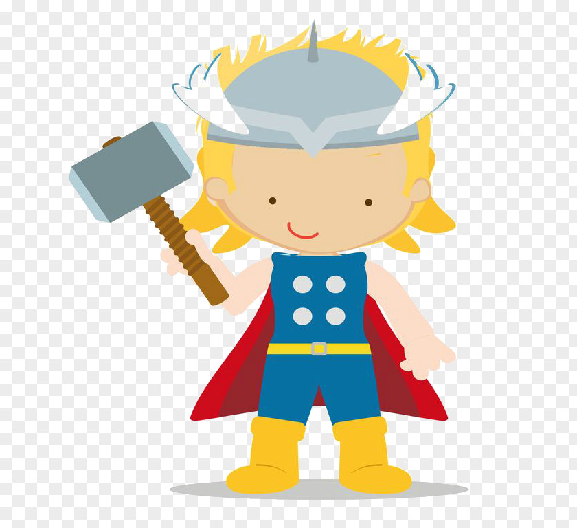 Super Baby Thor Loki Captain America Superhero Clip Art PNG
