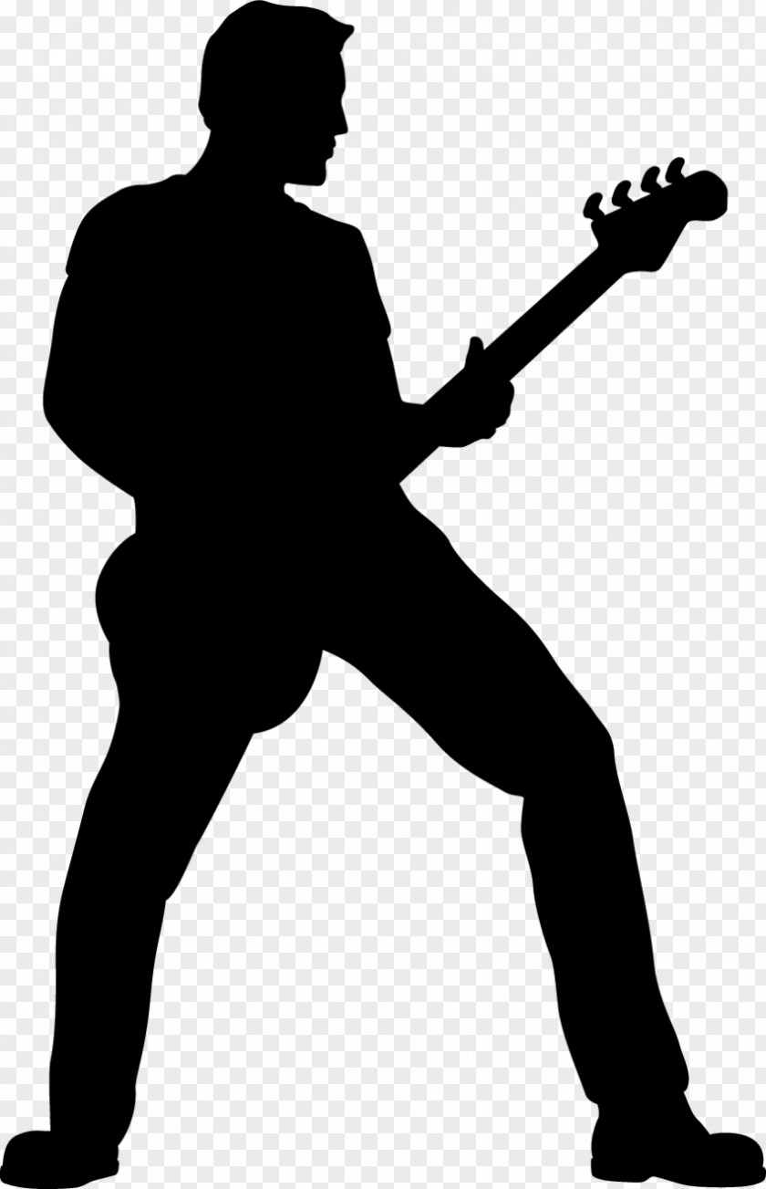 Band Guitarist Silhouette Clip Art PNG