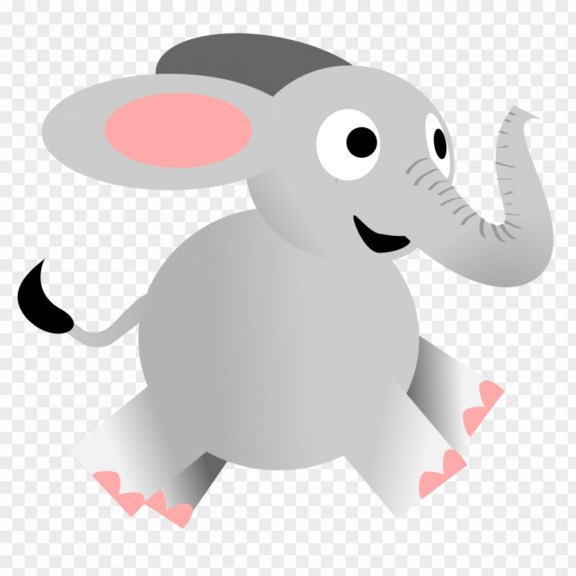 Cliparts Happy Elephant Clip Art PNG