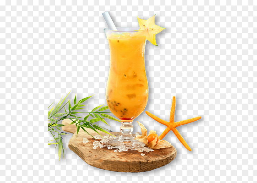 Cocktail Orange Juice Carambola Passion Fruit PNG