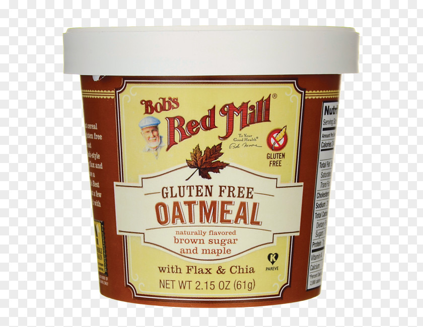 Cup Bob's Red Mill Oatmeal Rolled Oats Scottish Cuisine PNG