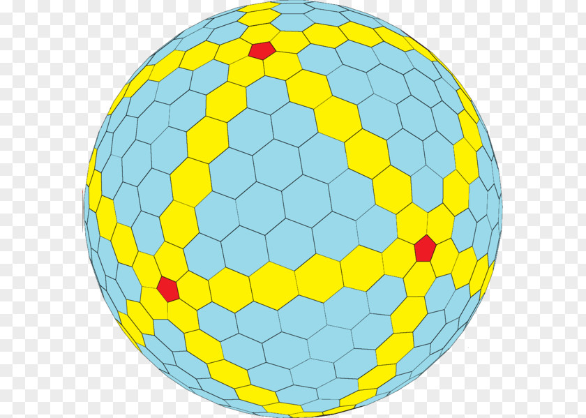 Face Goldberg Polyhedron Hexagon Konvex Polyeder Sphere PNG