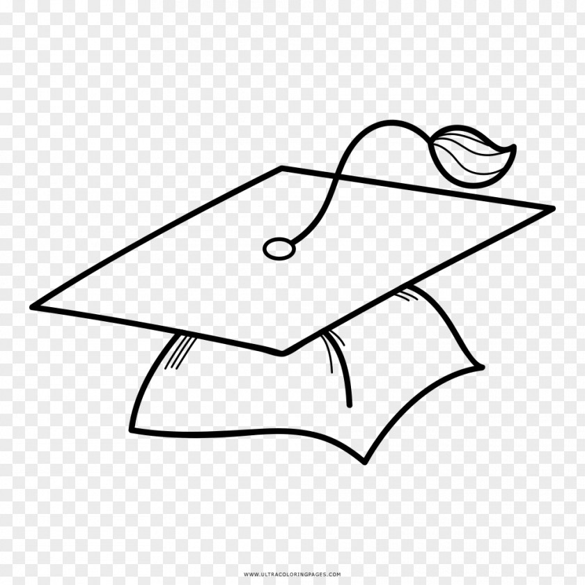 Hat Square Academic Cap Graduation Ceremony Coloring Book Bonnet Drawing PNG