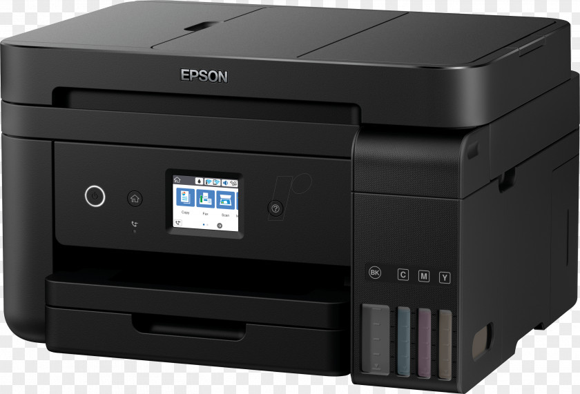 Multifunction Multi-function Printer Epson WorkForce ET-4750 EcoTank All-in-One Inkjet Printing PNG