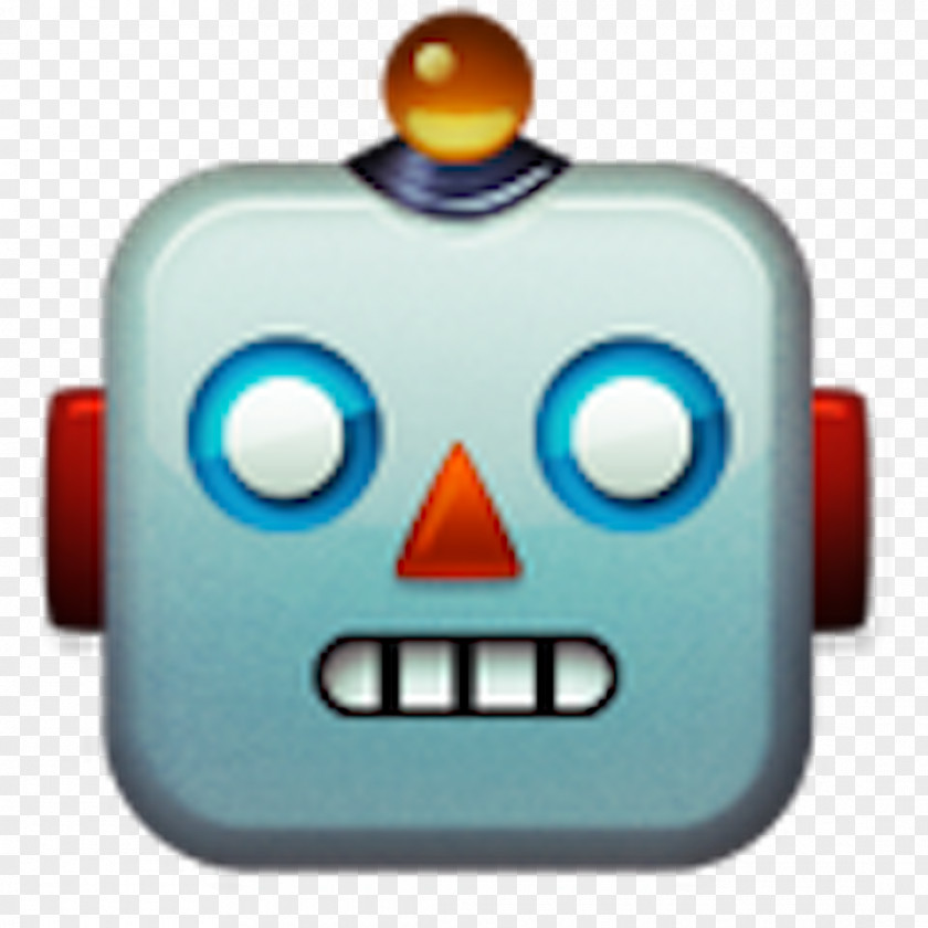 Robotics Emoji Chatbot Robot IPhone PNG