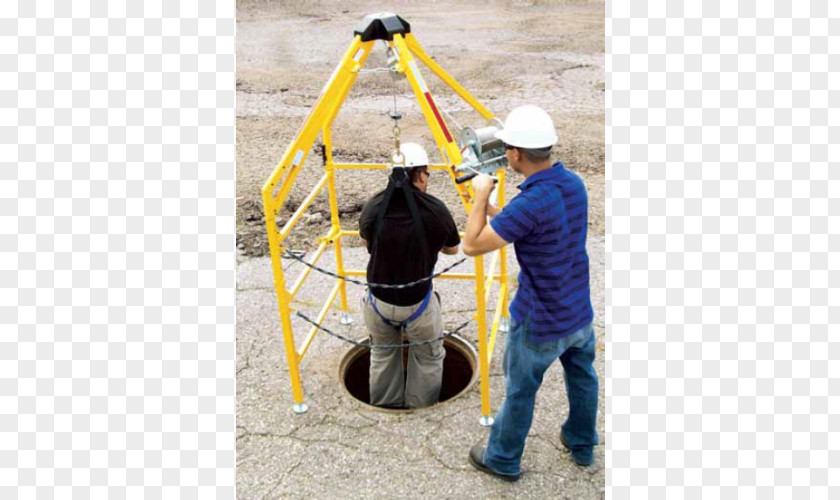 Rope Manhole Fall Protection Confined Space Guard Rail PNG