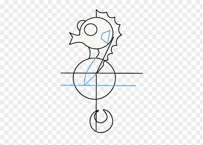 Seahorse Drawing Line Art Clip PNG