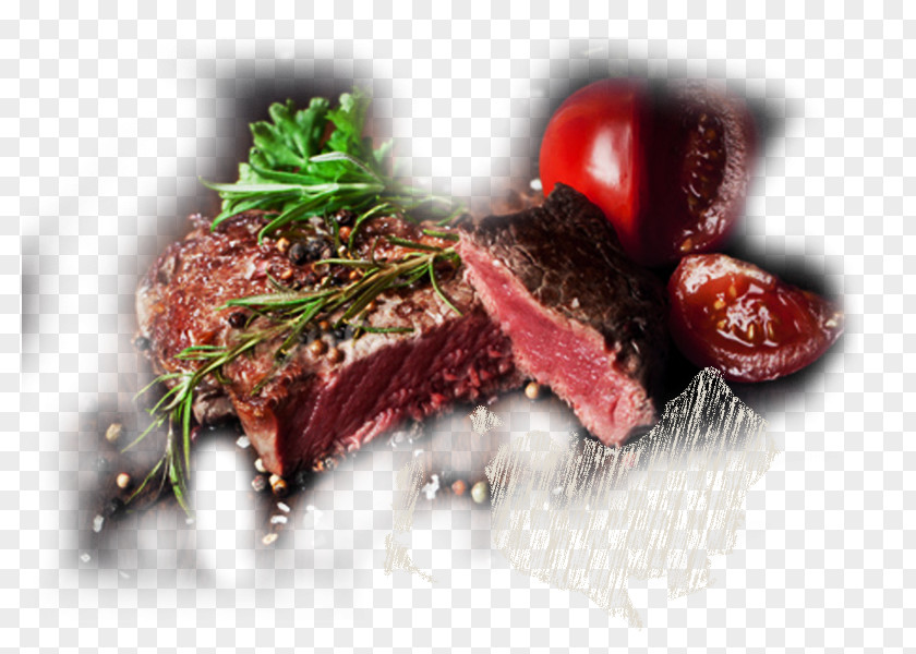 Wagyu Beef Tenderloin Game Meat Roast Flat Iron Steak Sirloin PNG