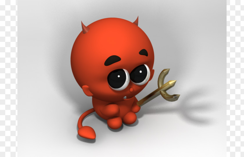 Devil Red Cute Clip Art PNG