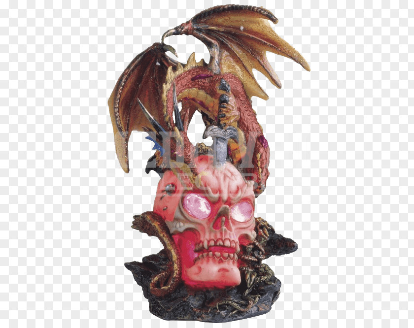 Dragon Skull Red Five The Skulls Statue Fantasy PNG