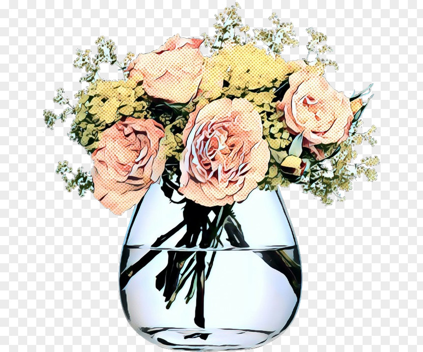 Hydrangea Glass Flower Art Watercolor PNG