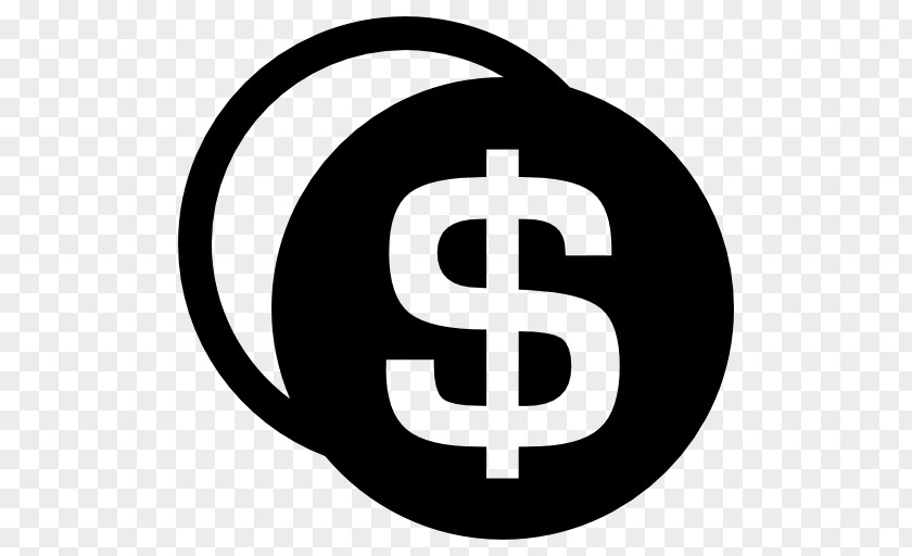 Money Sign Black Logo Coin Clip Art United States Dollar PNG