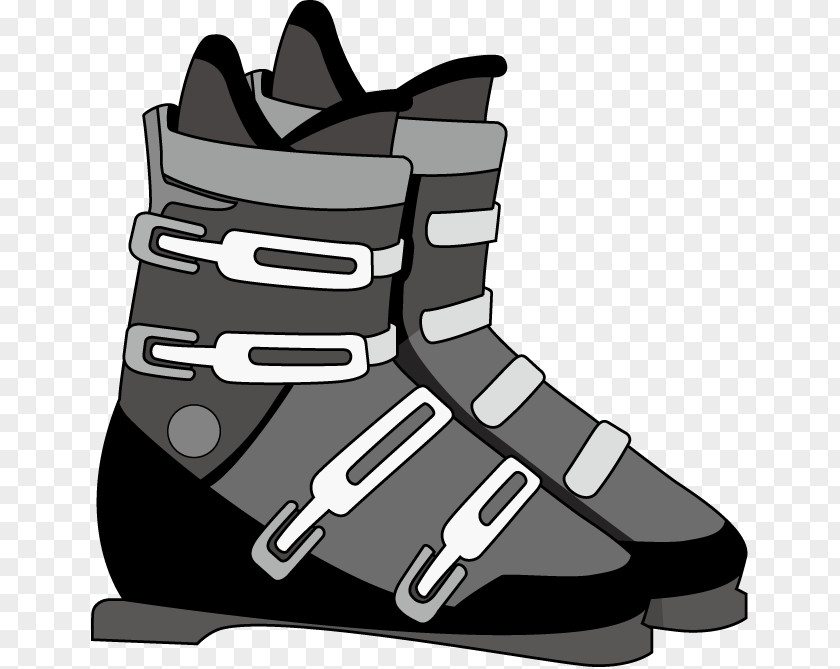 Skiing Ski Boots Sport Clip Art PNG