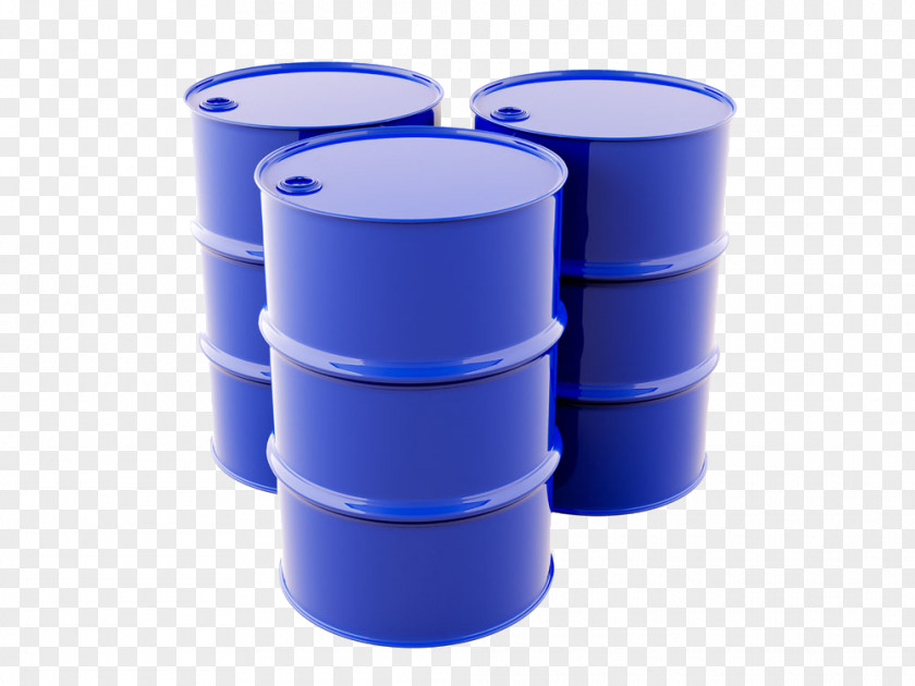 Blue Drums Barrel Of Oil Equivalent Petroleum Drum Manufacturing PNG