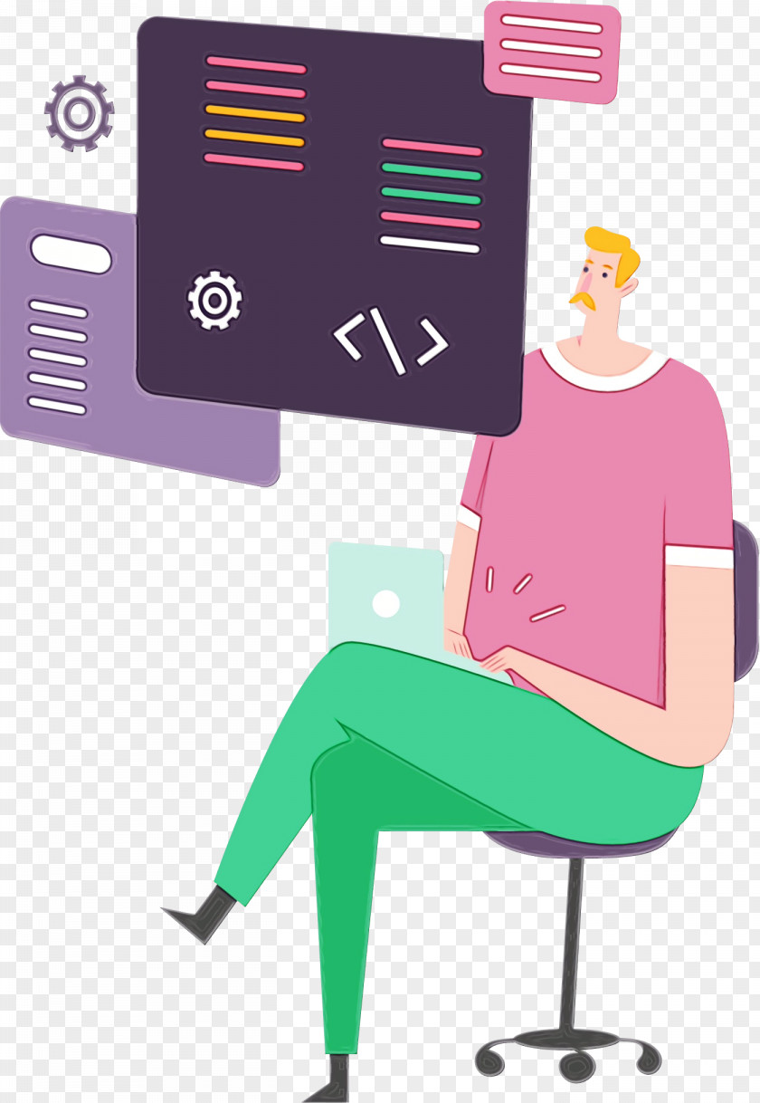 Desk Job Cartoon Graphic Design Clip Art Furniture PNG