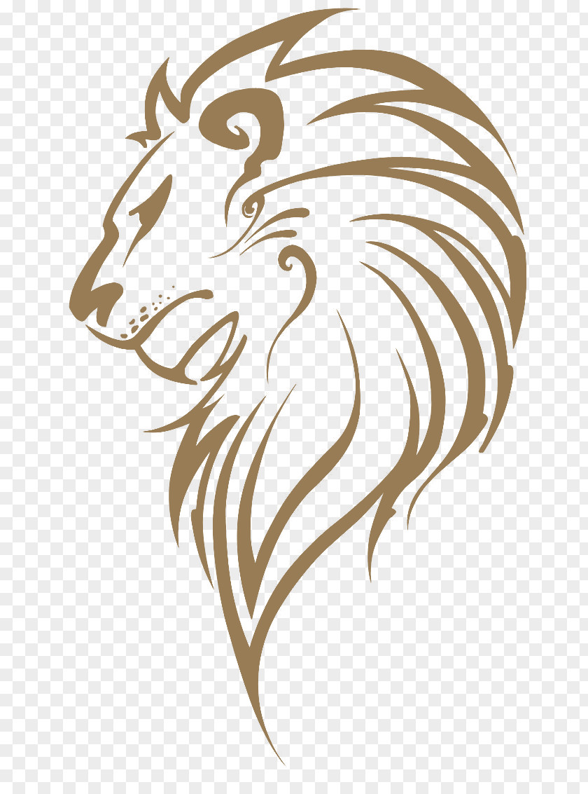 Lion Drawing Clip Art Image Sketch PNG