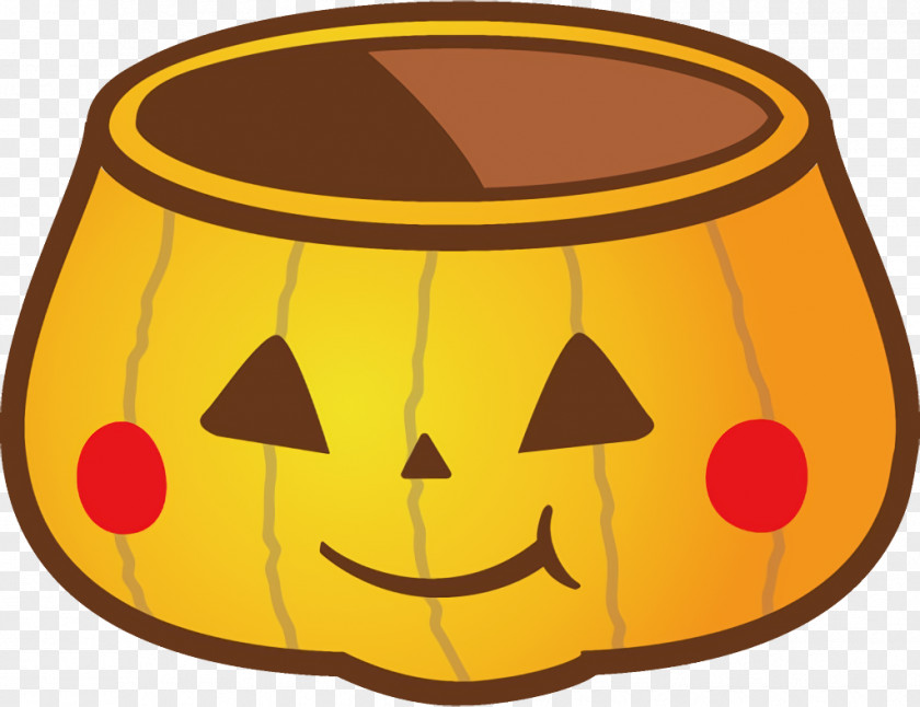 Plant Smile Jack-o-Lantern Halloween Carved Pumpkin PNG