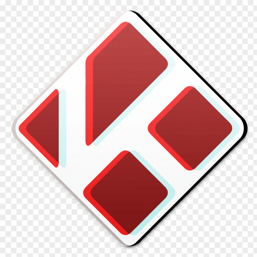 Red Android Kodi Media Center Streaming Logo Font PNG