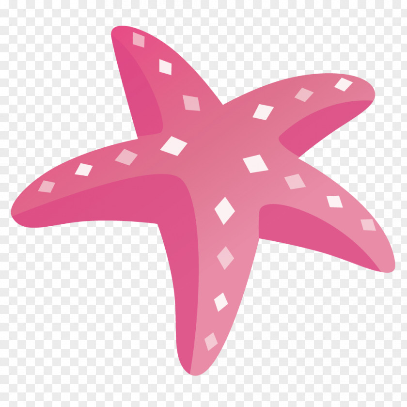 Red Starfish Clip Art PNG