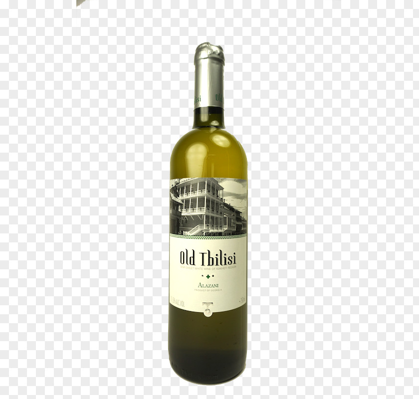 Wine White Alazani Liqueur Glass Bottle PNG