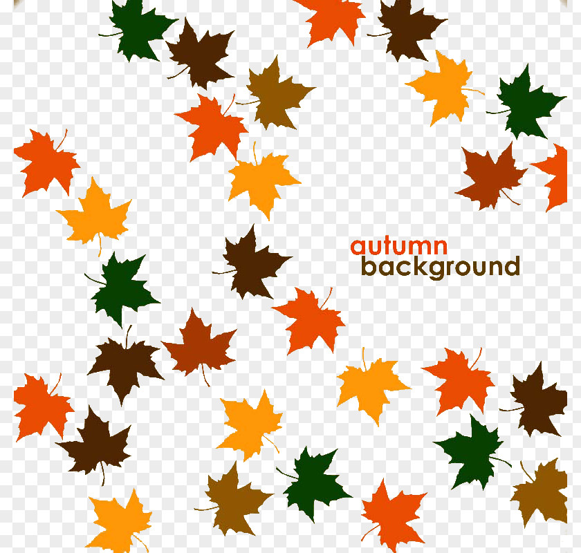 Autumn Background Maple Leaf Clip Art PNG