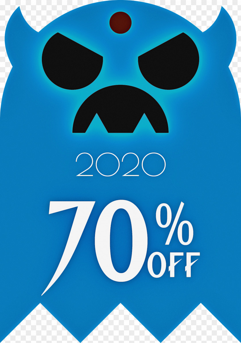 Halloween Discount Sales 70% Off PNG