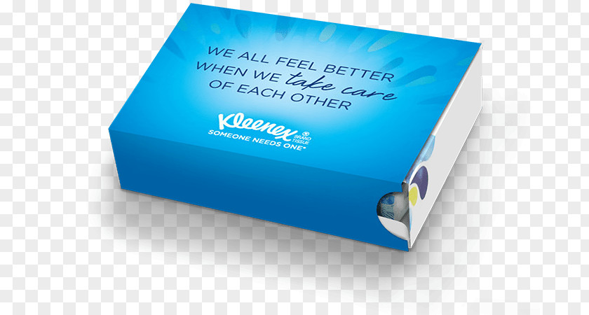 Promo Flyer Brand Kleenex Facial Tissues Paper Slogan PNG