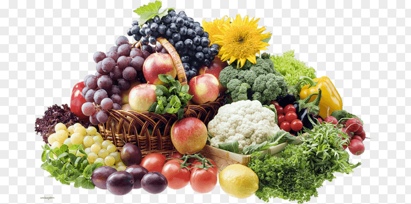 Vegetable Vegetarian Cuisine Organic Food Basket Of Fruit PNG
