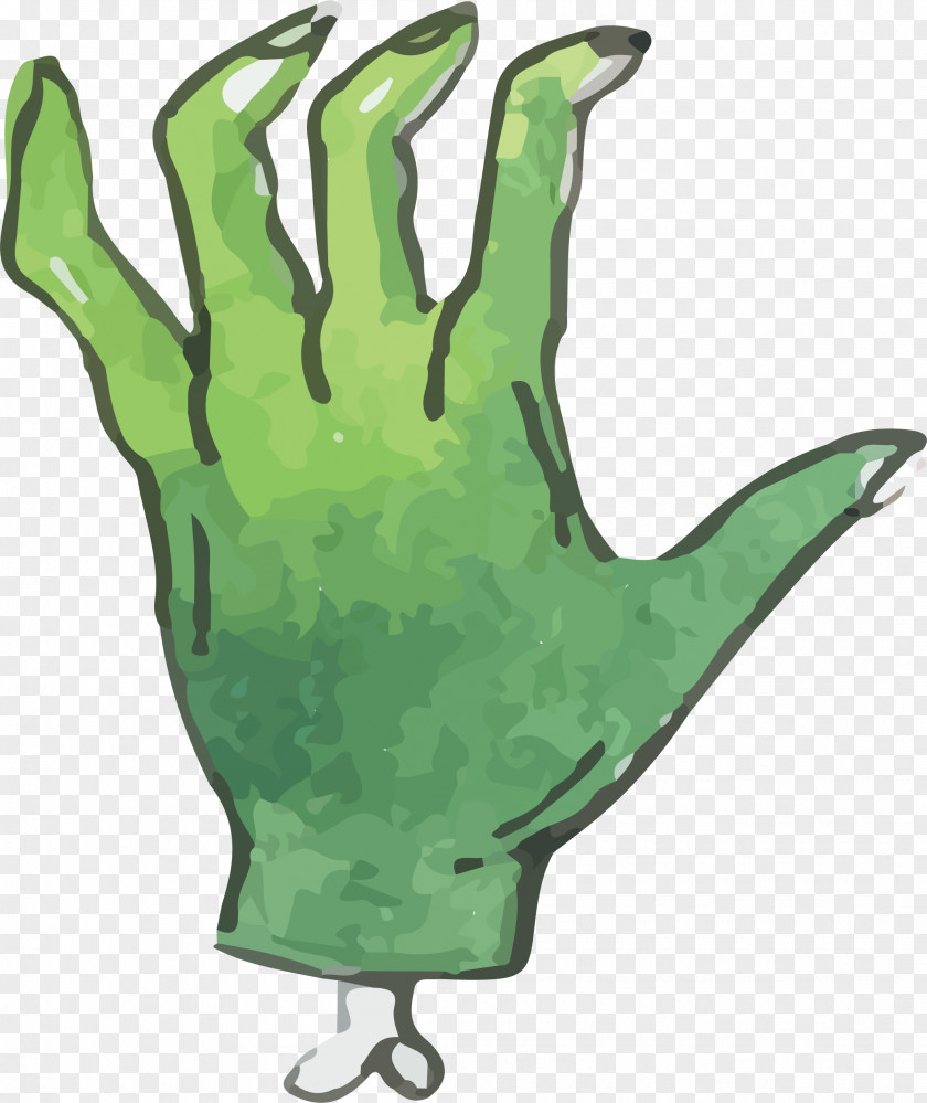 Green Ghost Horror Icon PNG