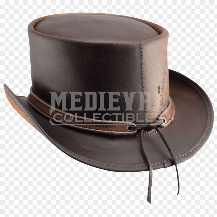 Hat Top Leather Fedora Cap PNG