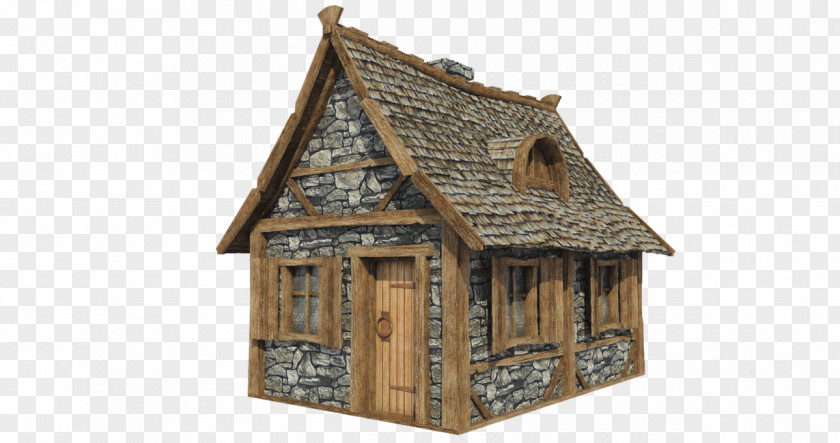 Hut House 3D Computer Graphics Clip Art PNG