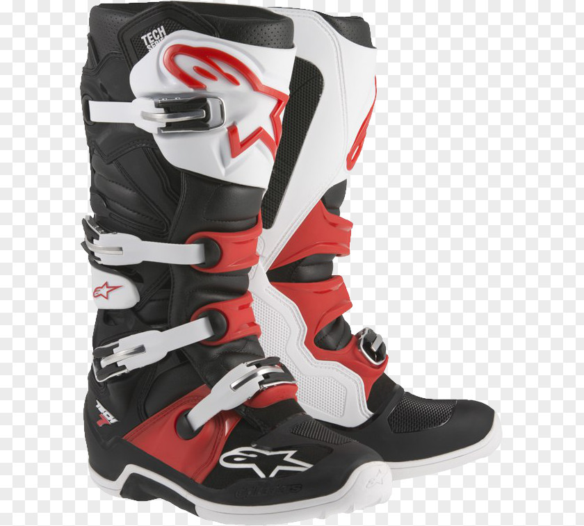 Motorcycle Alpinestars Boot Motocross Enduro PNG