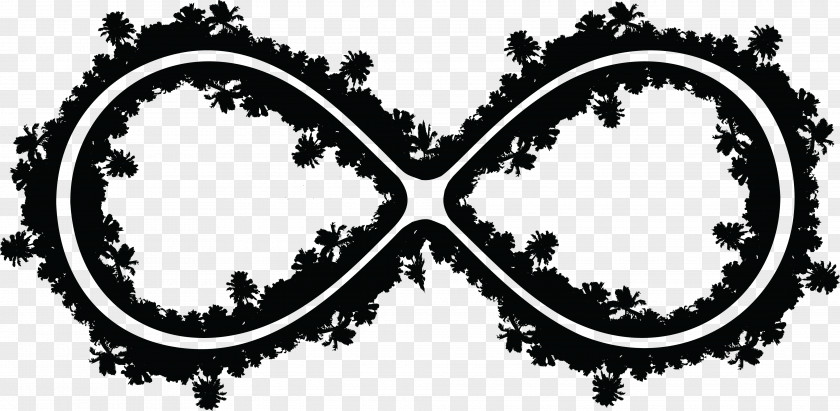 Palm Tree Infinity Symbol T-shirt PNG