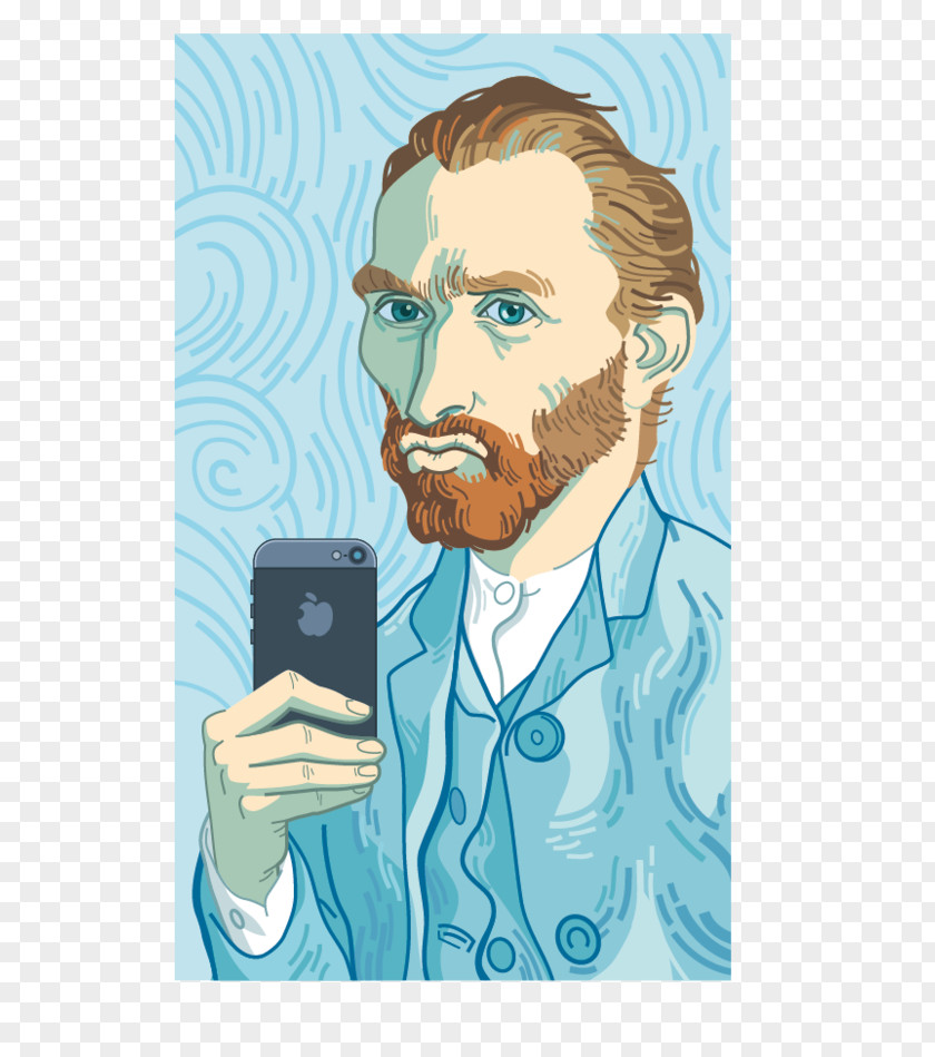 Selfie Vincent Van Gogh Self-portrait Drawing Artist PNG
