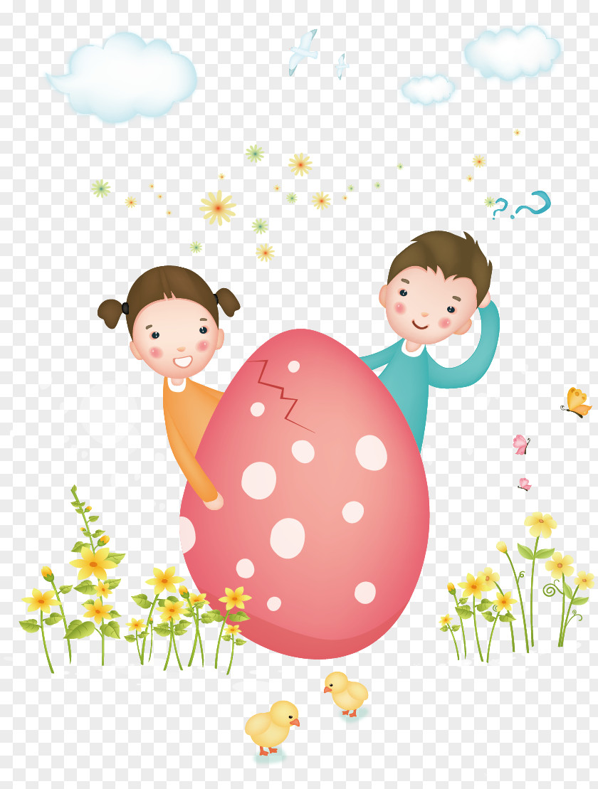 Study Eggs Children Child Illustration PNG