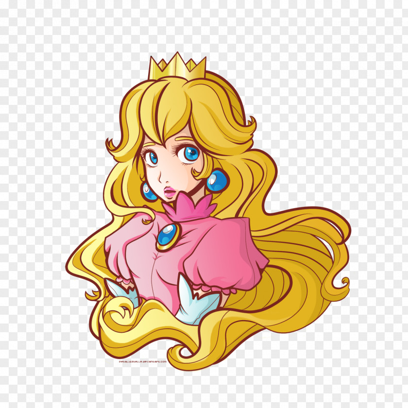 Watercolor Peach DeviantArt Princess Fairy PNG