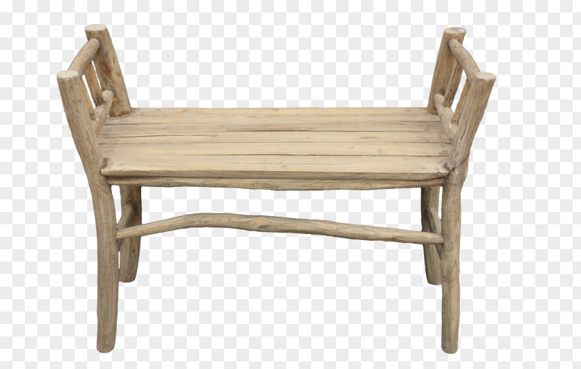 Antique Wood Bench Teak Bank PNG