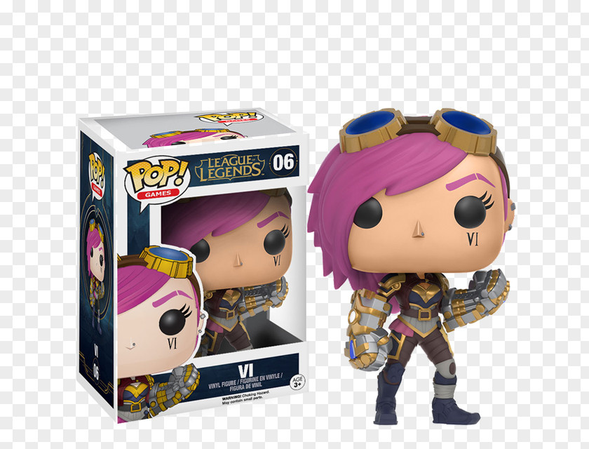 Cosmetics Vi Funko Designer Toy Action & Figures Game PNG