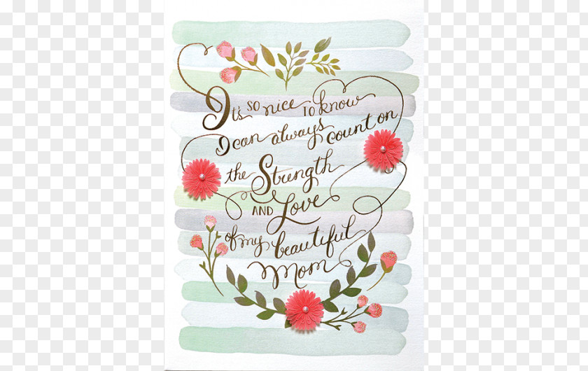 Made For You Card Floral Design Greeting & Note Cards Petal Font PNG
