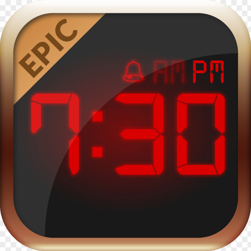 Alarm Clock Digital Brand Font PNG