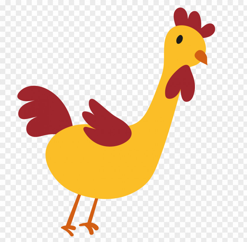 Chicken Image Cartoon Yellow Rooster PNG