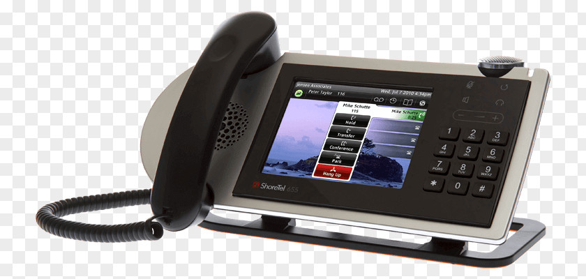 Large Screen Phone VoIP Telephone ShoreTel Voice Over IP Unified Communications PNG