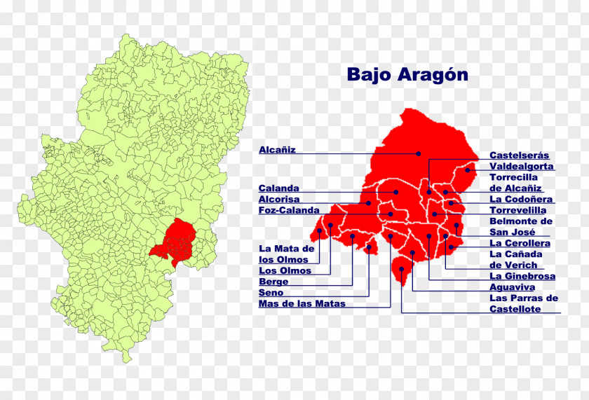 Lower Aragon Comarcas Of Spain Aragonese Language Catalan PNG